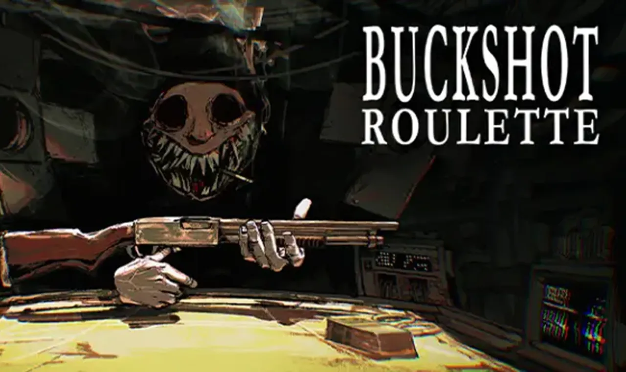 Buckshot Roulette - Official Image on Snow Rider 3D Buckshot Roulette Poster - Play on Snow Rider 3D