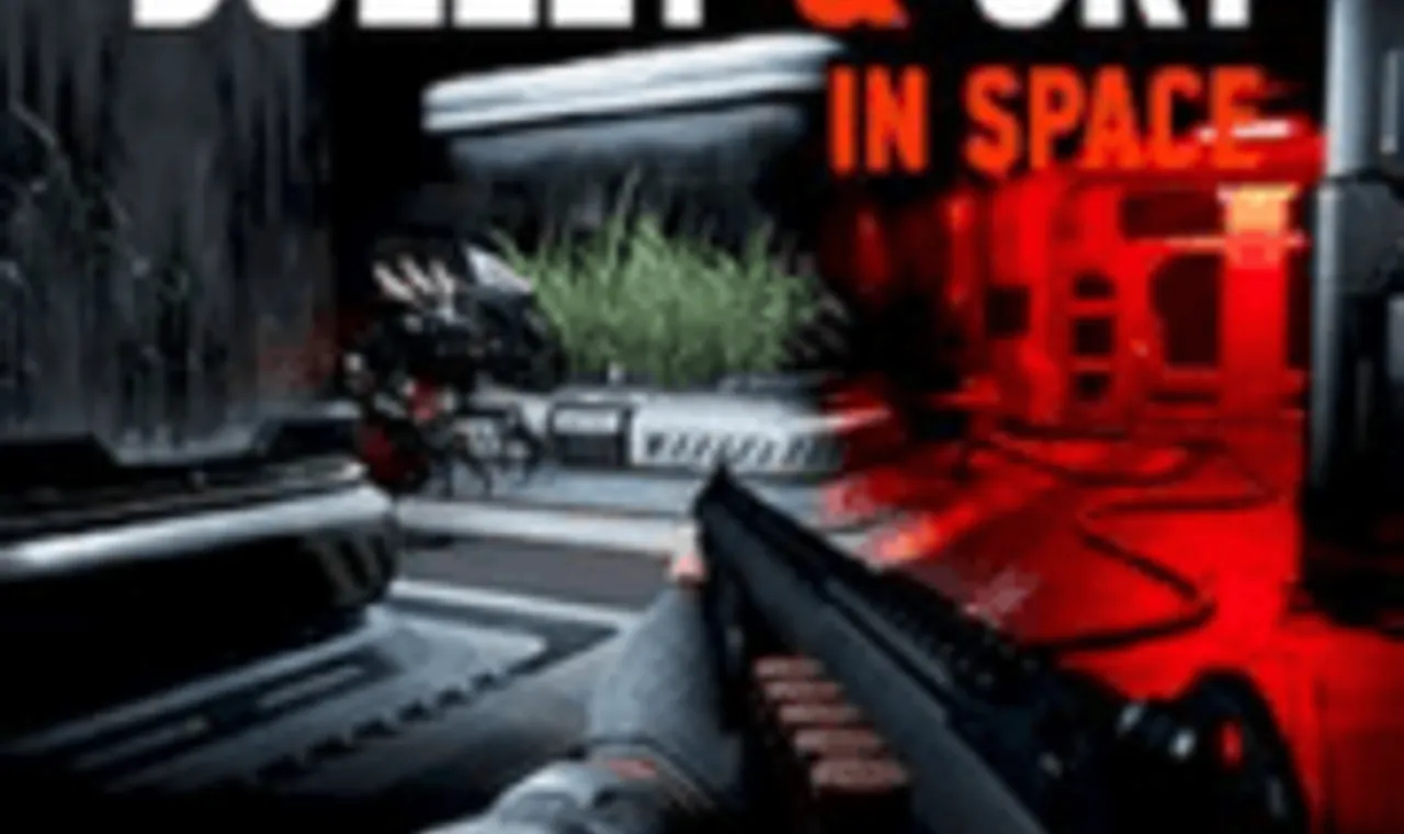 Bullet and Cry in Space - Official Image on Snow Rider 3D Bullet and Cry in Space Poster - Play on Snow Rider 3D