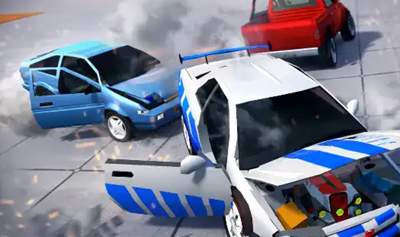 Car Destruction Simulator 3D - Official Image on Snow Rider 3D Car Destruction Simulator 3D Poster - Play on Snow Rider 3D