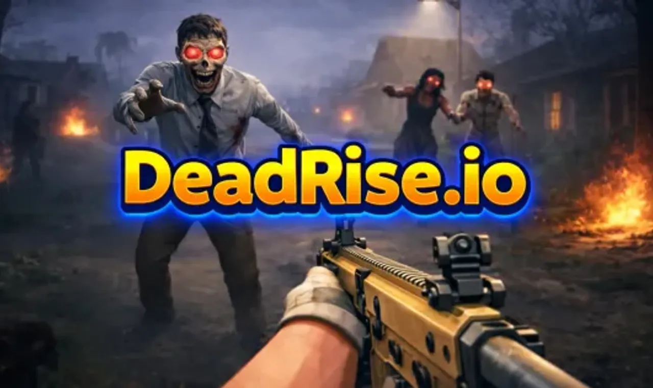 DeadRise.io - Official Image on Snow Rider 3D DeadRise.io Poster - Play on Snow Rider 3D