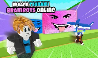Escape Tsunami Brainrots Online - Play on Snow Rider