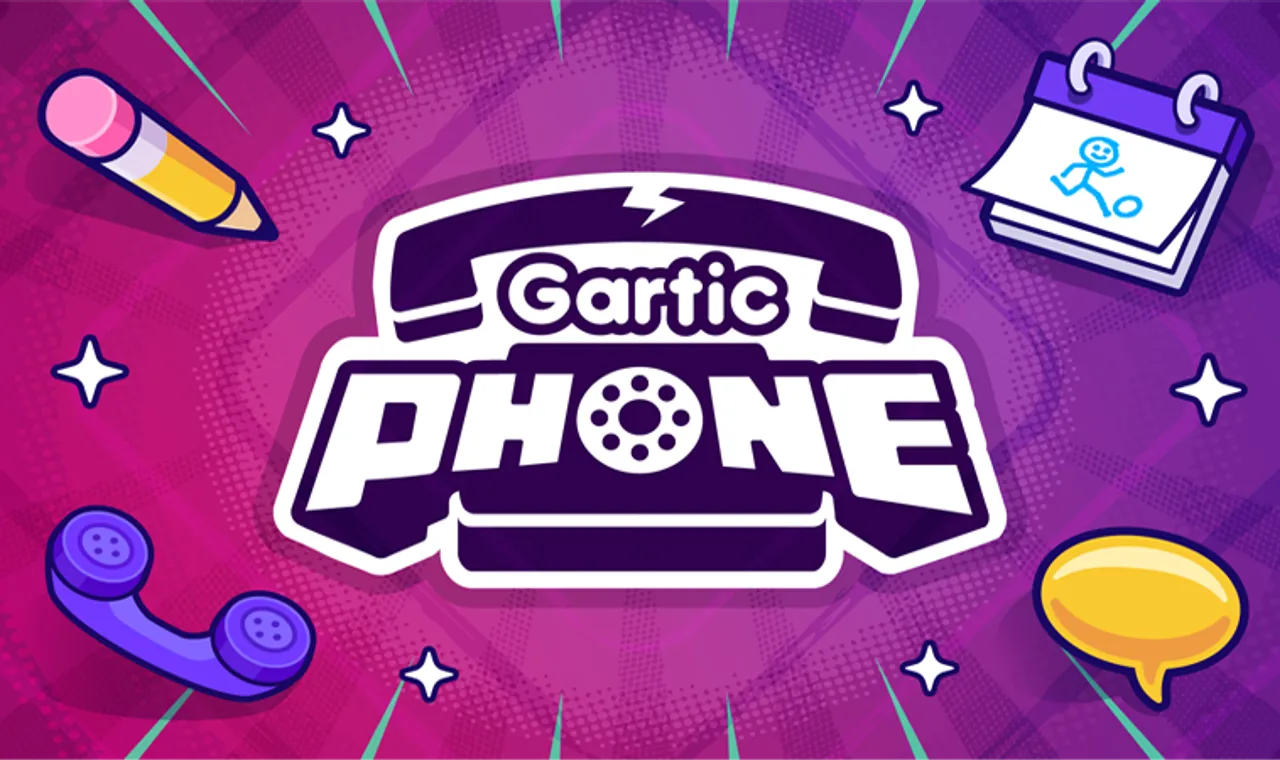 Gartic Phone - Official Image on Snow Rider 3D Gartic Phone Poster - Play on Snow Rider 3D