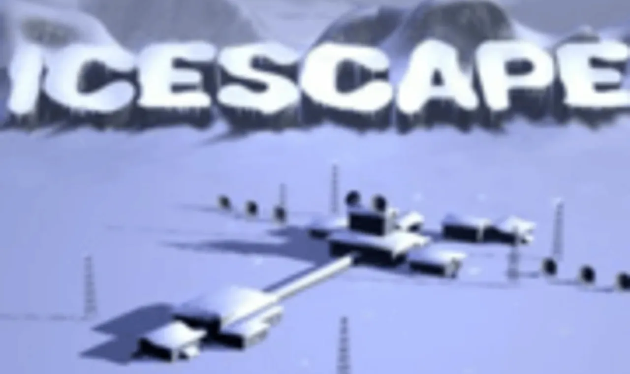Icescape - Official Image on Snow Rider 3D Icescape Poster - Play on Snow Rider 3D
