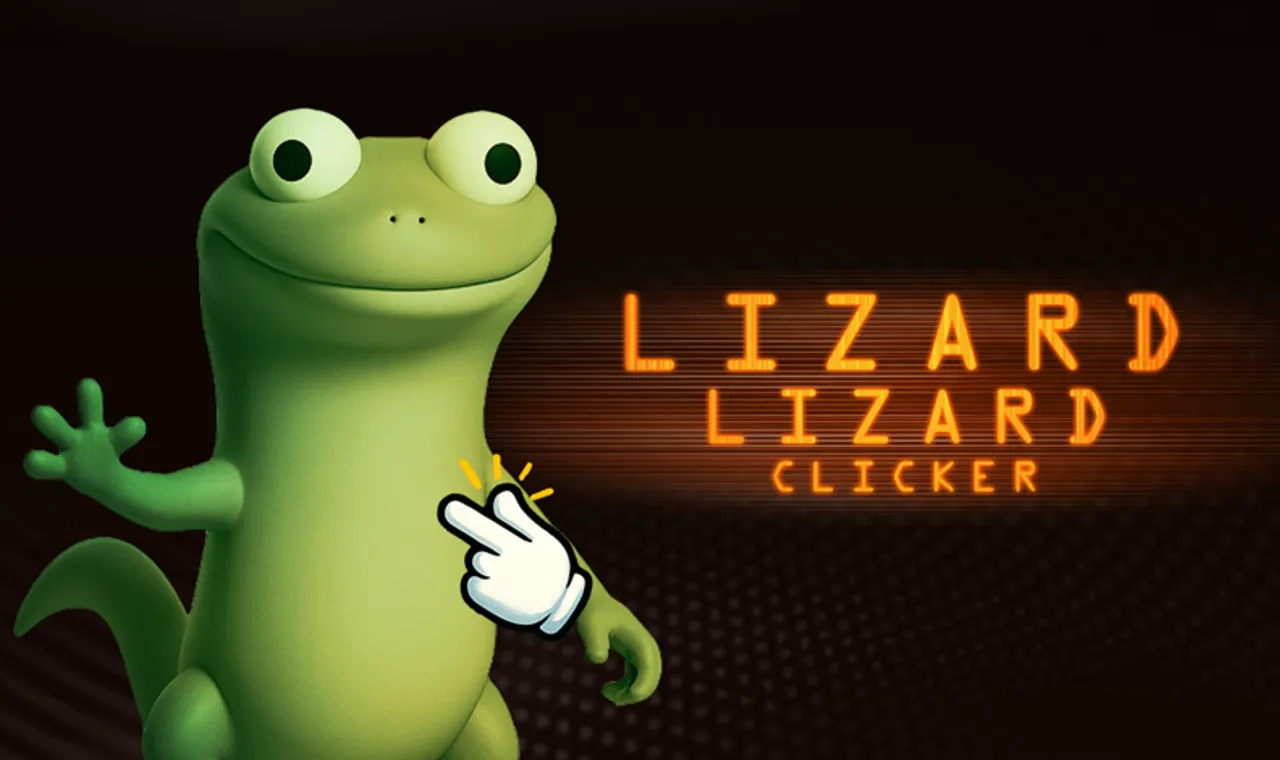 Lizard Lizard Clicker - Official Image on Snow Rider 3D Lizard Lizard Clicker Poster - Play on Snow Rider 3D