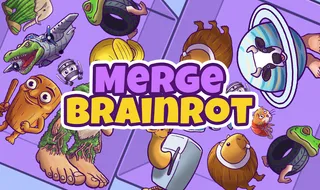 Merge Brainrot - Play on Snow Rider
