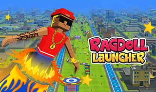 Ragdoll Launcher - Play on Snow Rider