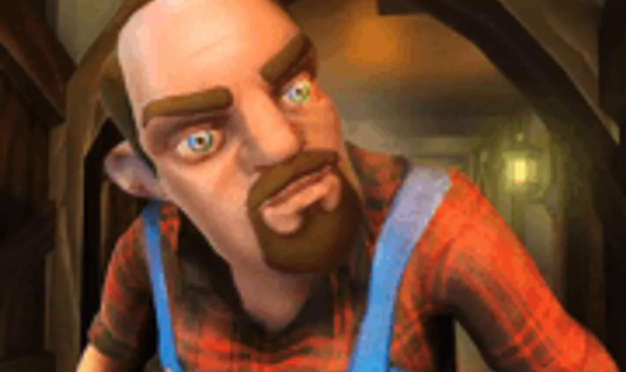 Scary Stranger 3D - Official Image on Snow Rider 3D Scary Stranger 3D Poster - Play on Snow Rider 3D