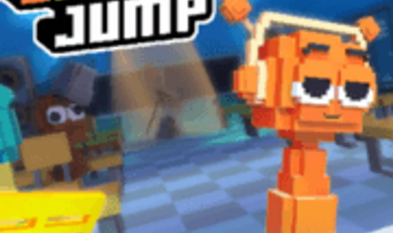 Sprunki Jump - Official Image on Snow Rider 3D Sprunki Jump Poster - Play on Snow Rider 3D